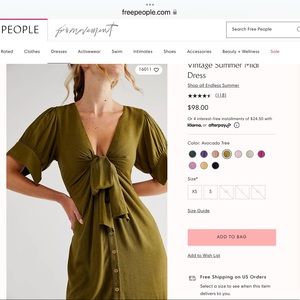Free People Midi Dress